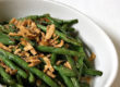Roasted Green Beans with Crispy Onions
